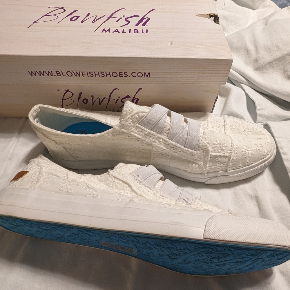 New size 11 Blowfish slip ons.